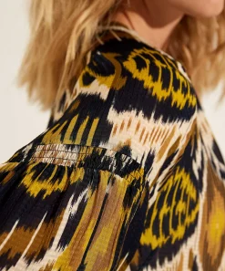 Kyra Blouse Ikatprint Vaiana