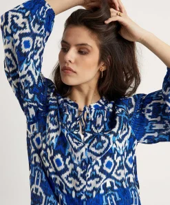 Kyra Blouse Ikatprint Vera