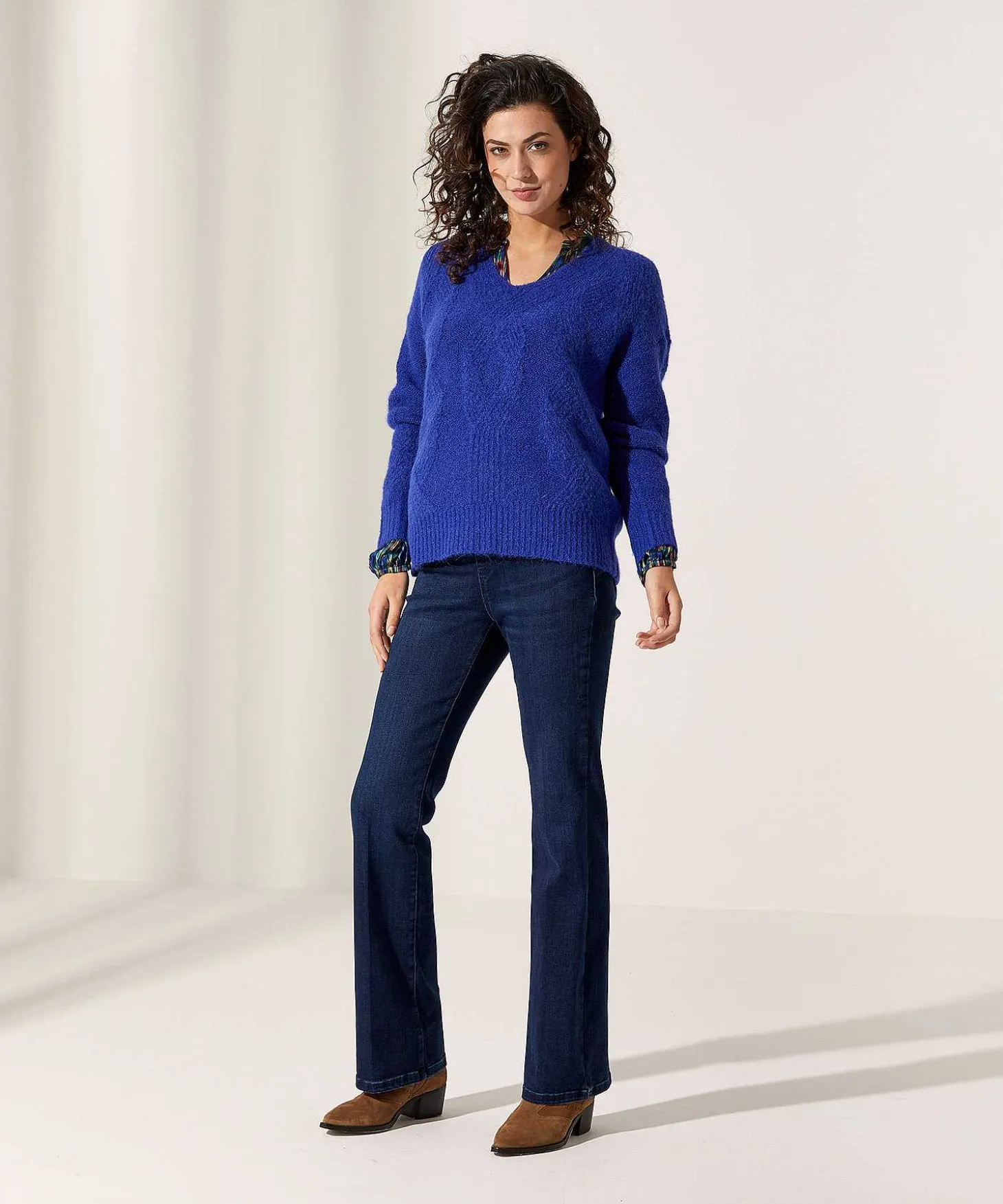 Kyra Blouse Transparant Streepmotief Danee