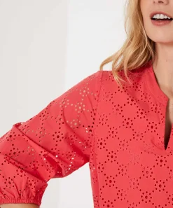Kyra Broderie Jurk Olja