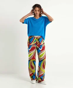 Kyra Broek Multicolor Eveline