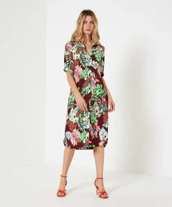 Kyra Doorknoopjurk Tropical Flower Marena