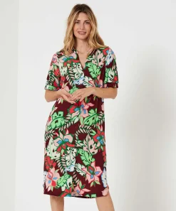 Kyra Doorknoopjurk Tropical Flower Marena