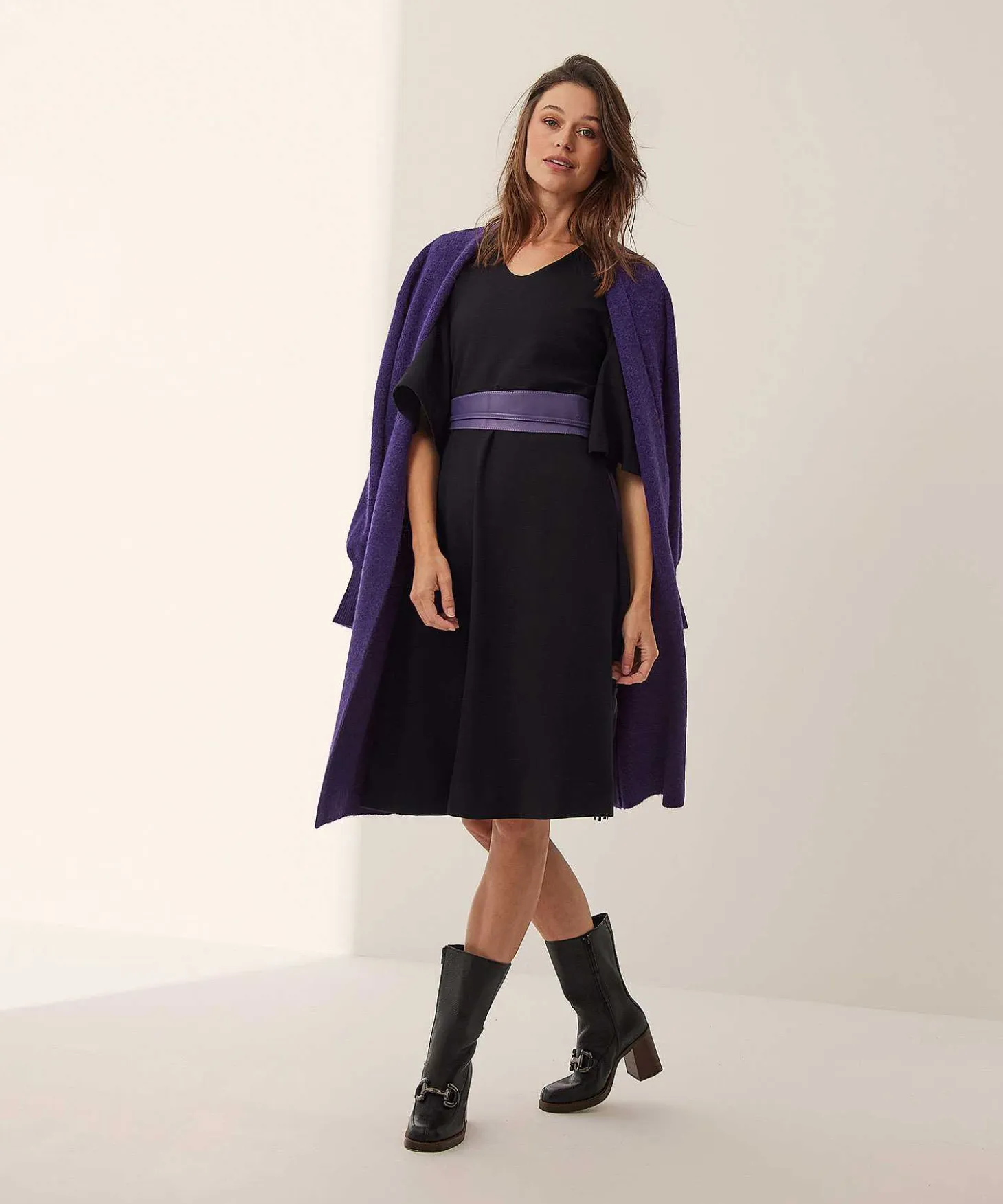 Kyra Jersey Jurk 3/4E Mouw Eliana