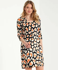 Kyra Jurk Animalprint Lilja