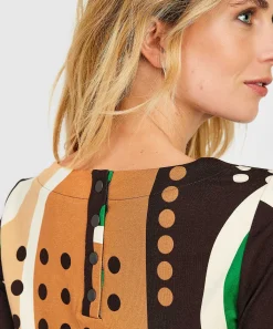 Kyra Jurk Grafische Print Merel
