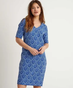 Kyra Jurk Jacquard Carmen