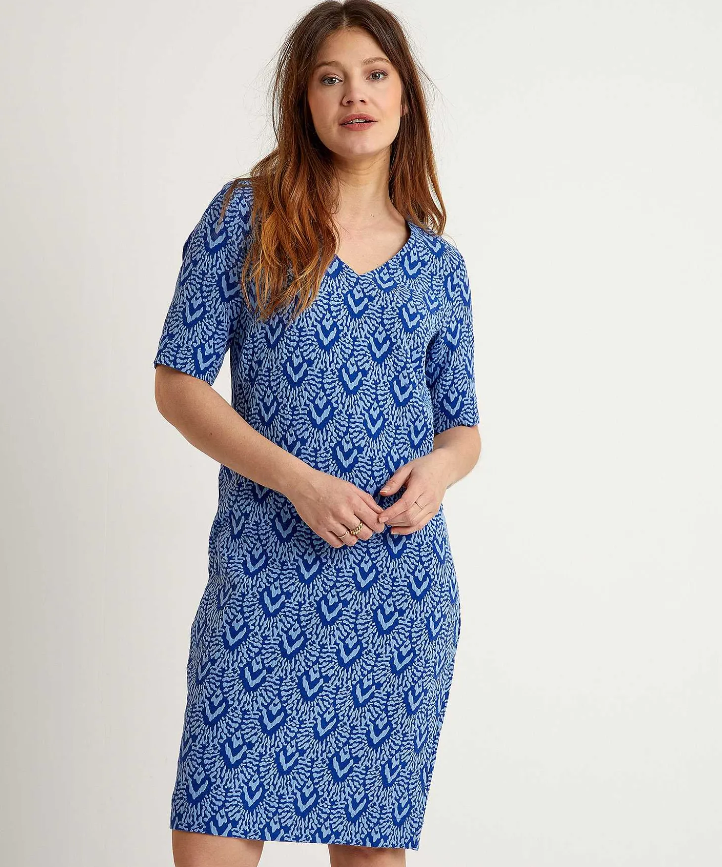 Kyra Jurk Jacquard Carmen