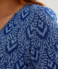 Kyra Jurk Jacquard Carmen