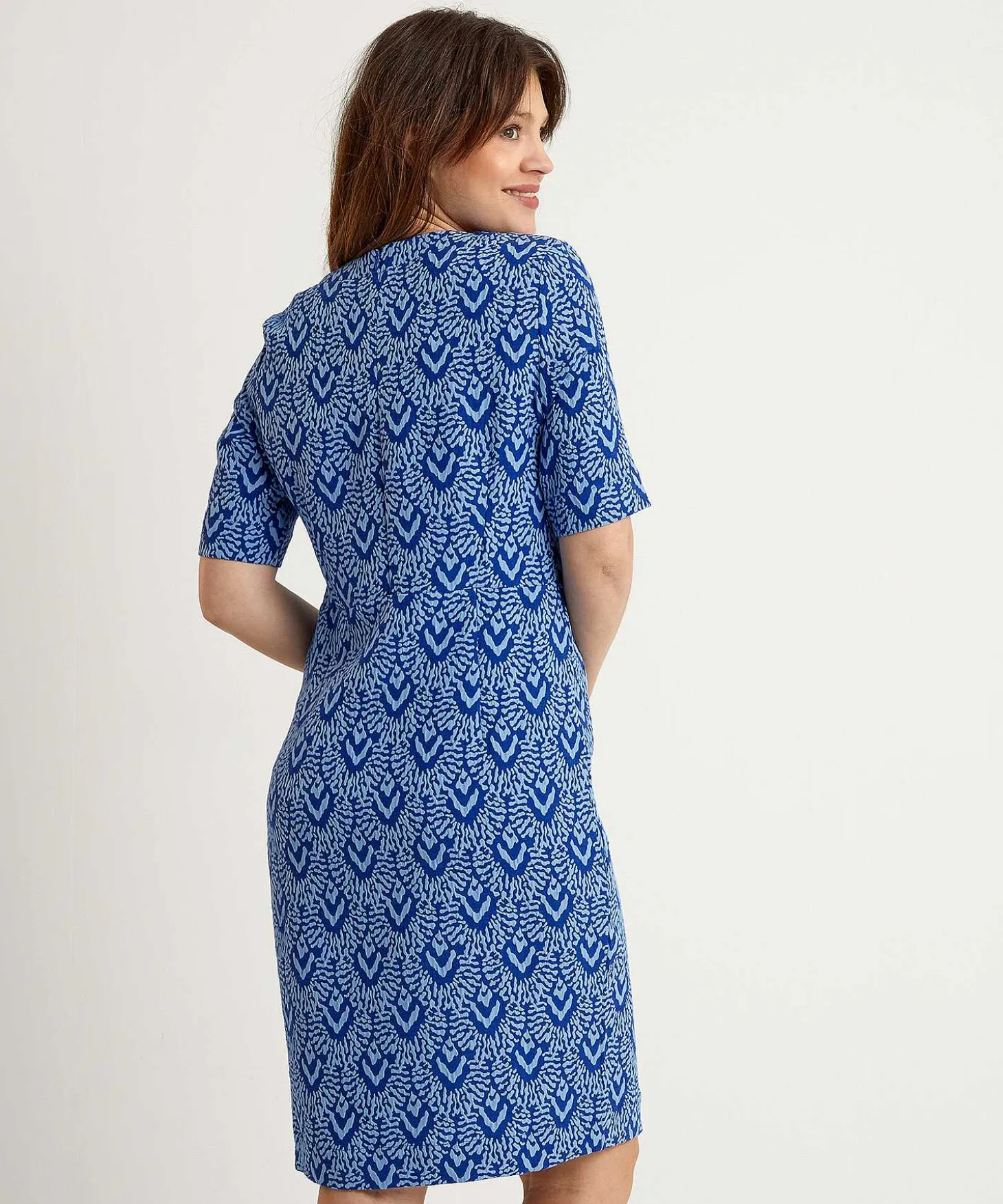 Kyra Jurk Jacquard Carmen