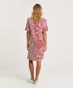 Kyra Jurk Linnenmix Two-Tone Leonie