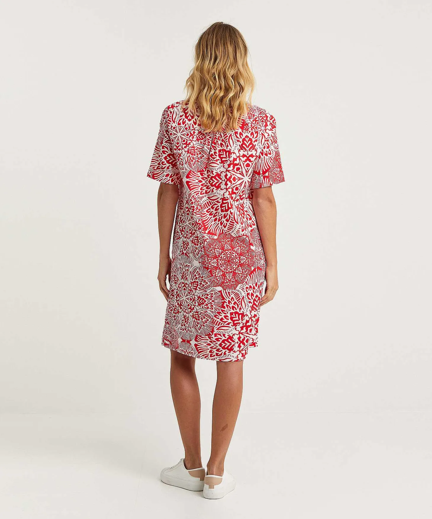 Kyra Jurk Linnenmix Two-Tone Leonie