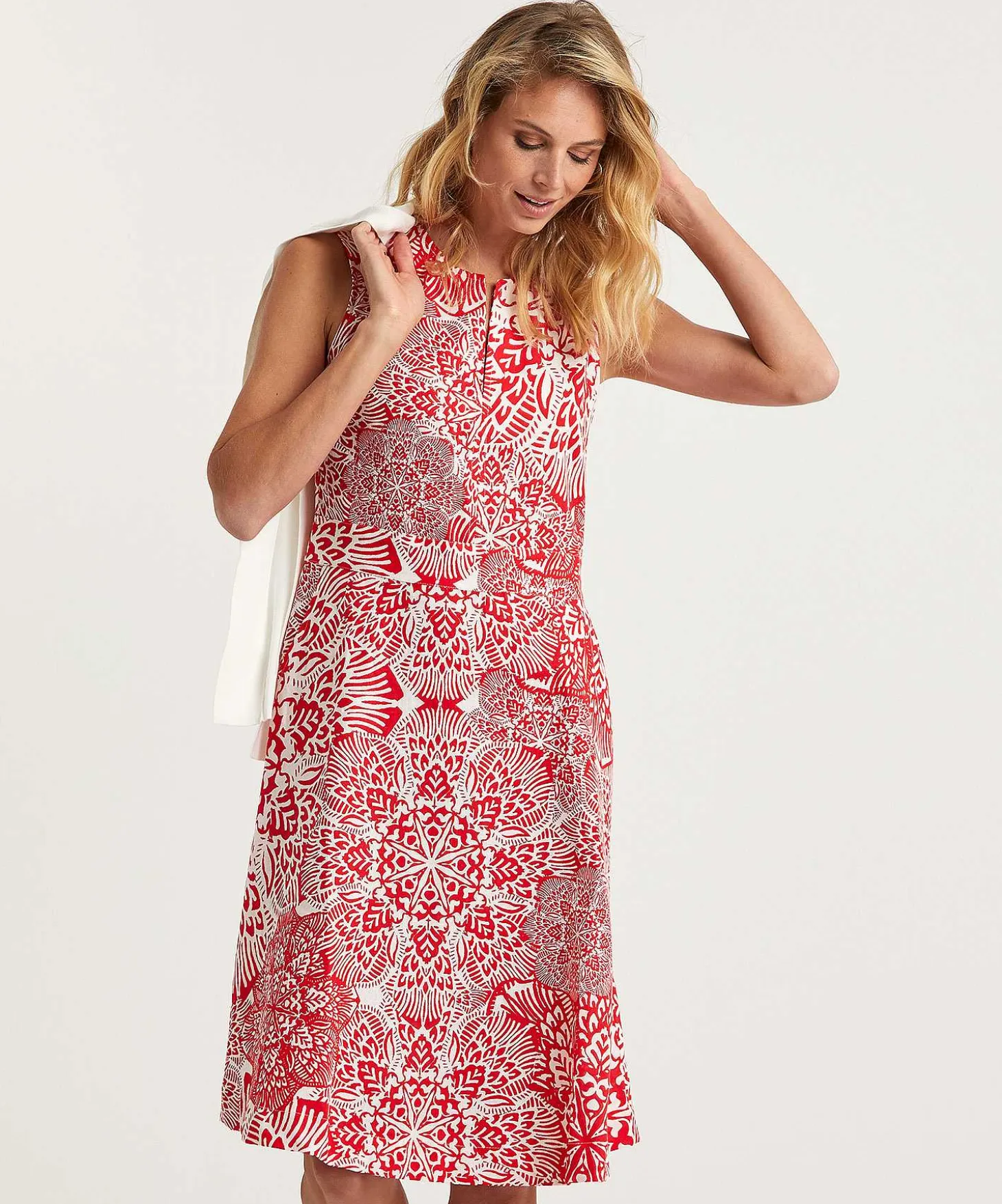 Kyra Jurk Linnenmix Two-Tone Jorieke