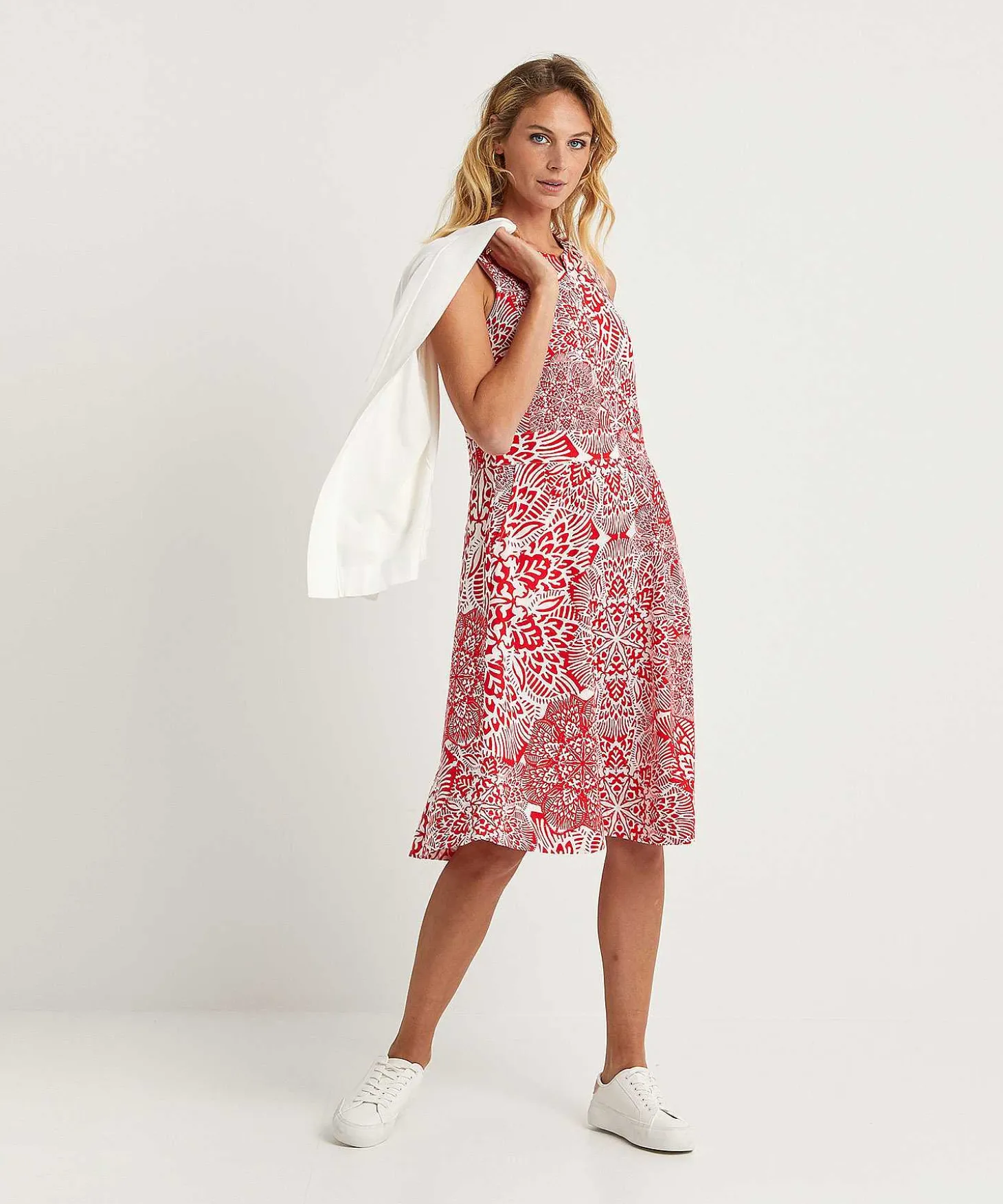 Kyra Jurk Linnenmix Two-Tone Jorieke