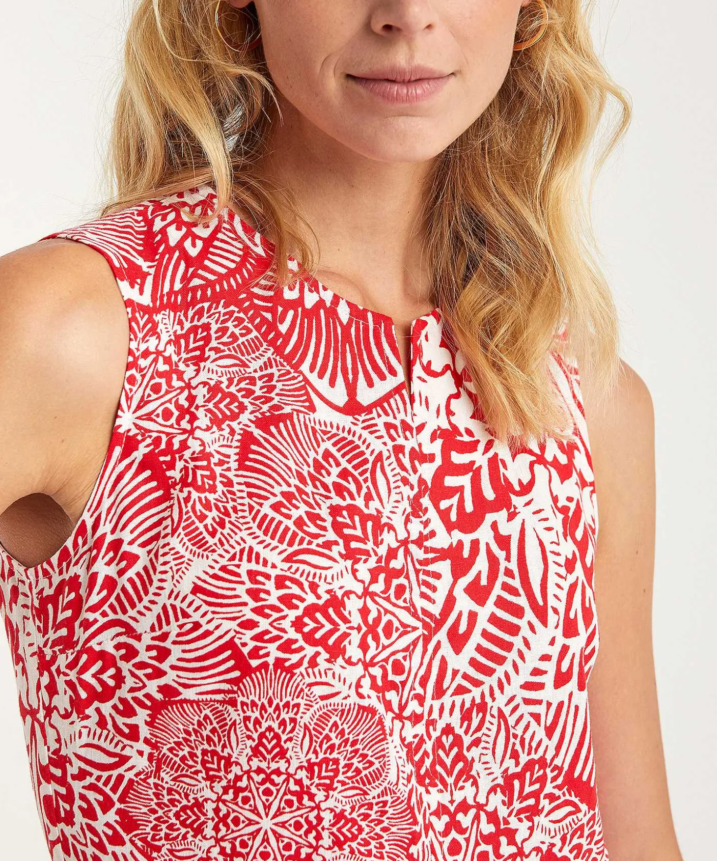 Kyra Jurk Linnenmix Two-Tone Jorieke