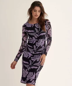 Kyra Jurk Mesh Bloemen Print Maja