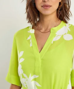 Kyra Jurk Met Ceintuur Bloemenprint Gezina