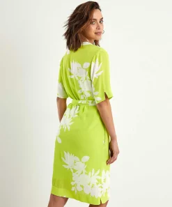 Kyra Jurk Met Ceintuur Bloemenprint Gezina