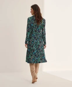 Kyra Jurk Met Ceintuur Flower Print Jasmine