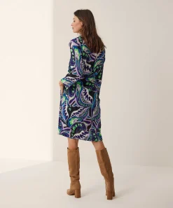 Kyra Jurk Met Ceintuur Multicolor Isra