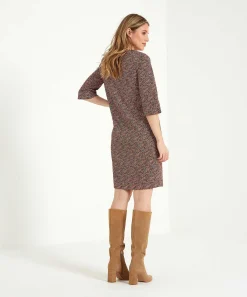 Kyra Jurk Minimal Print Bette