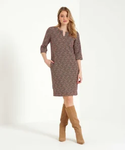 Kyra Jurk Minimal Print Bette