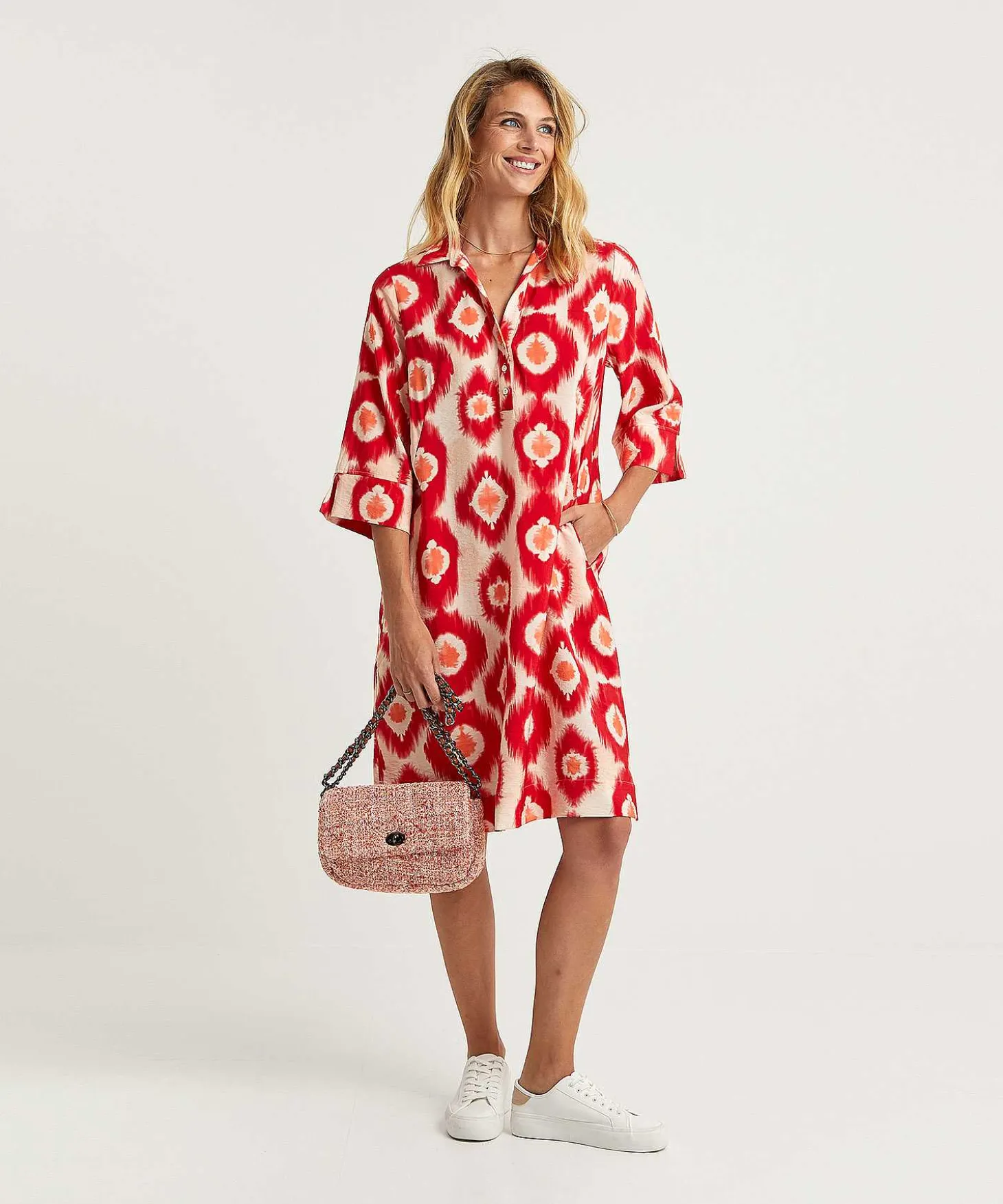 Kyra Jurk Tie-Dye Dot Nadine