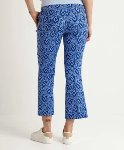 Kyra Kick Flare Broek Jacquard Clara