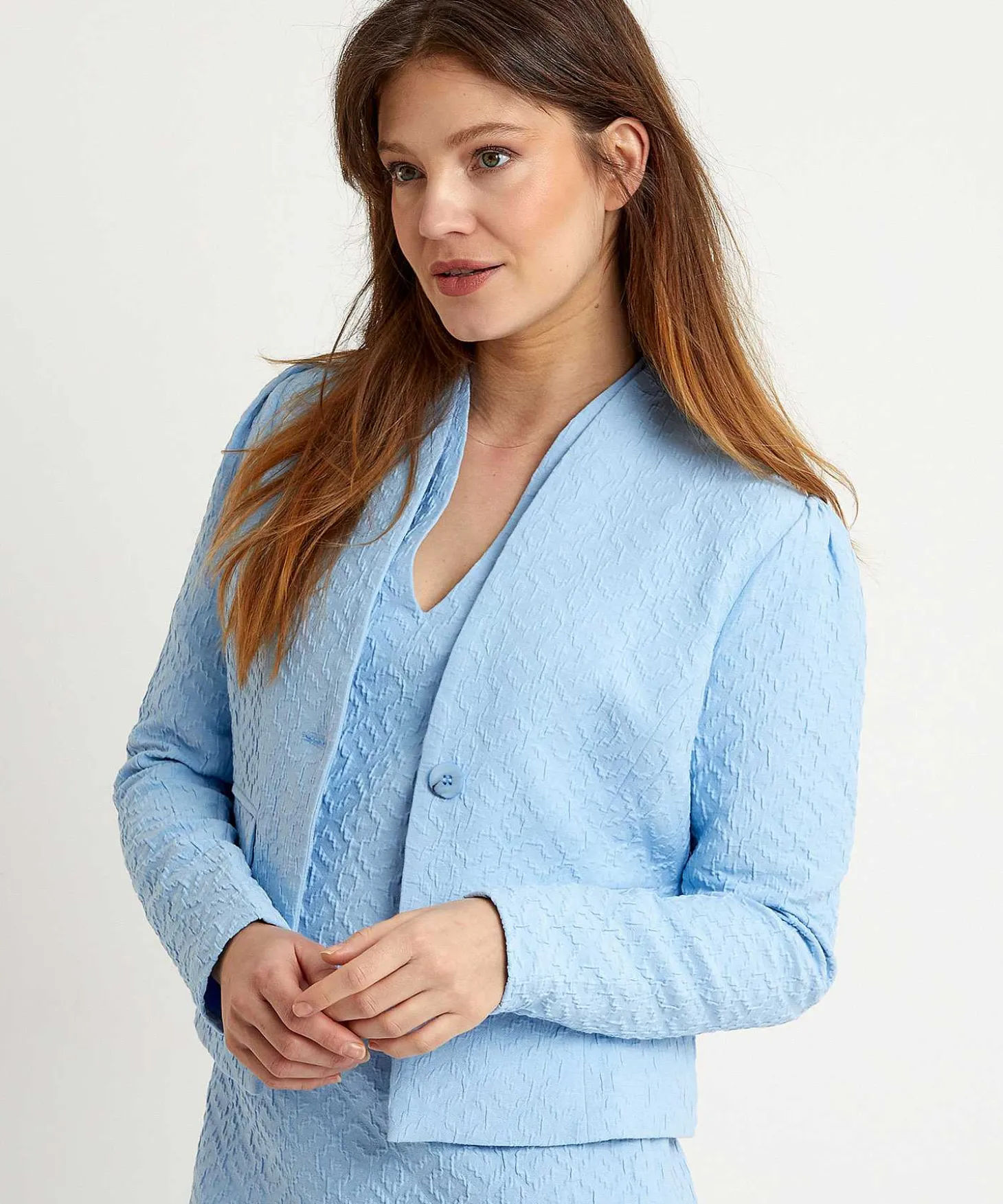 Kyra Korte Blazer Jacquard Safi