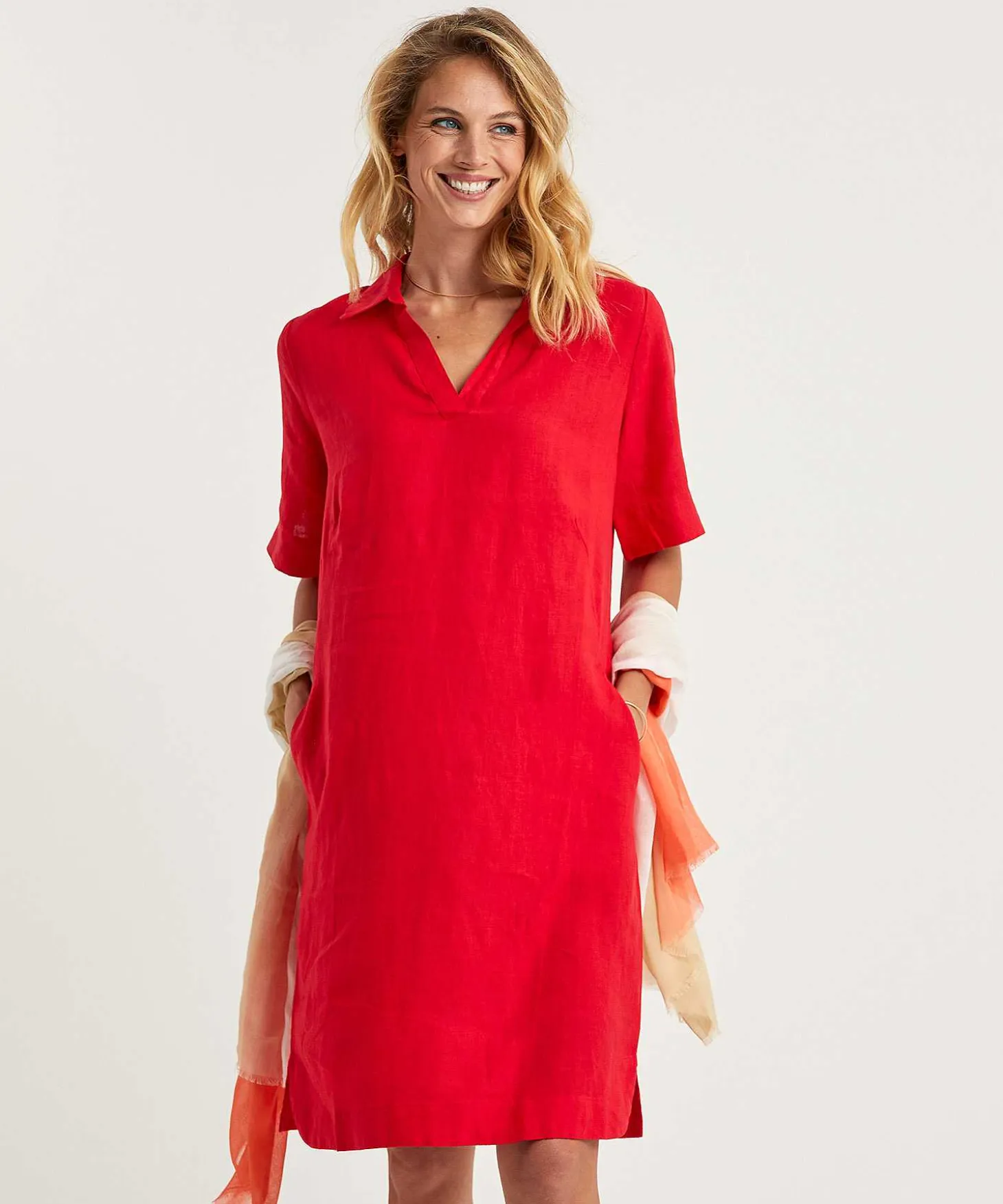 Kyra Linnen Blousejurk Laura