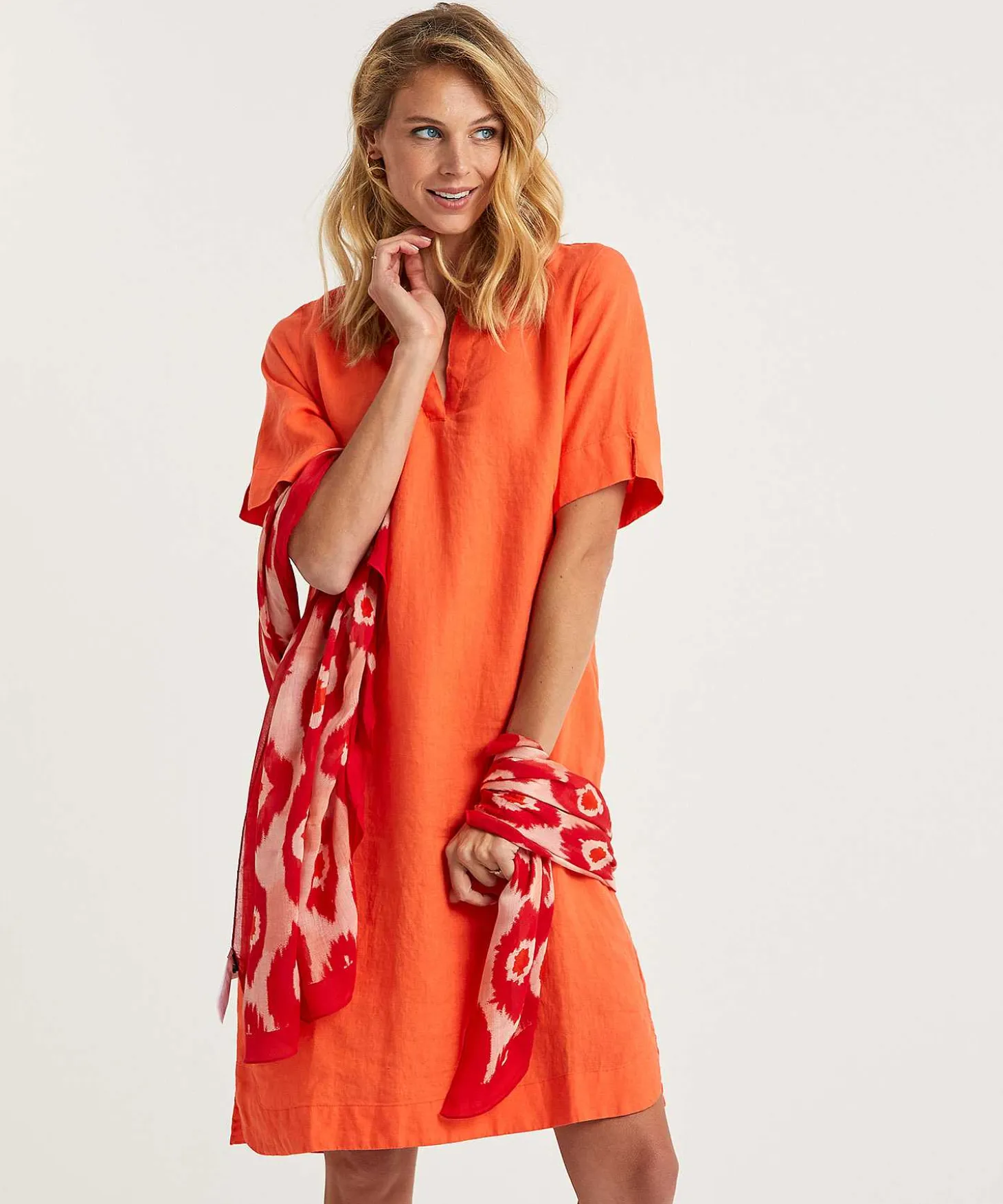 Kyra Linnen Blousejurk Laura