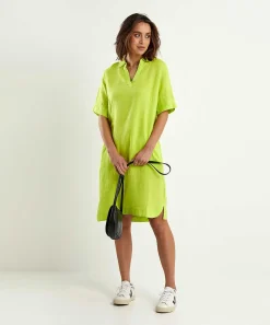 Kyra Linnen Blousejurk Laura