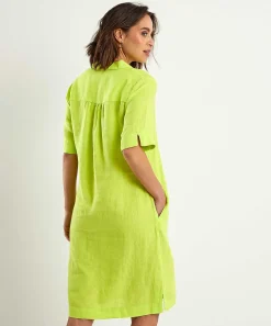 Kyra Linnen Blousejurk Laura