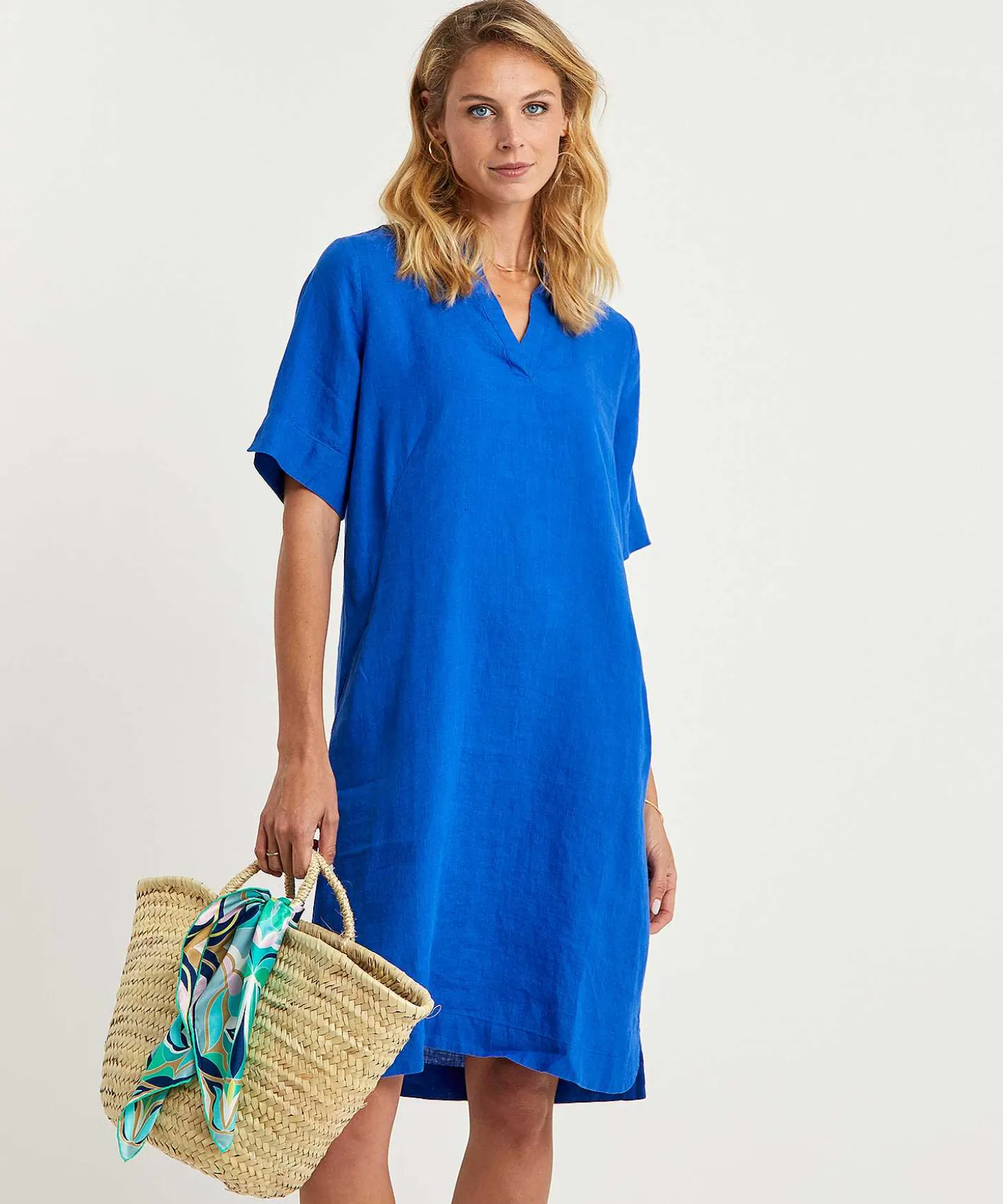 Kyra Linnen Blousejurk Laura