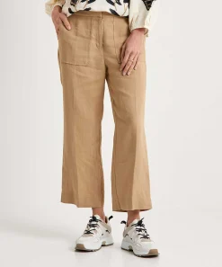 Kyra Linnen Cropped Broek Lucia