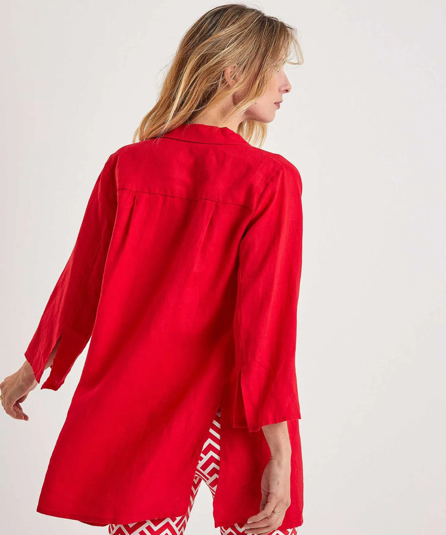 Kyra Linnen Tuniekblouse Liza