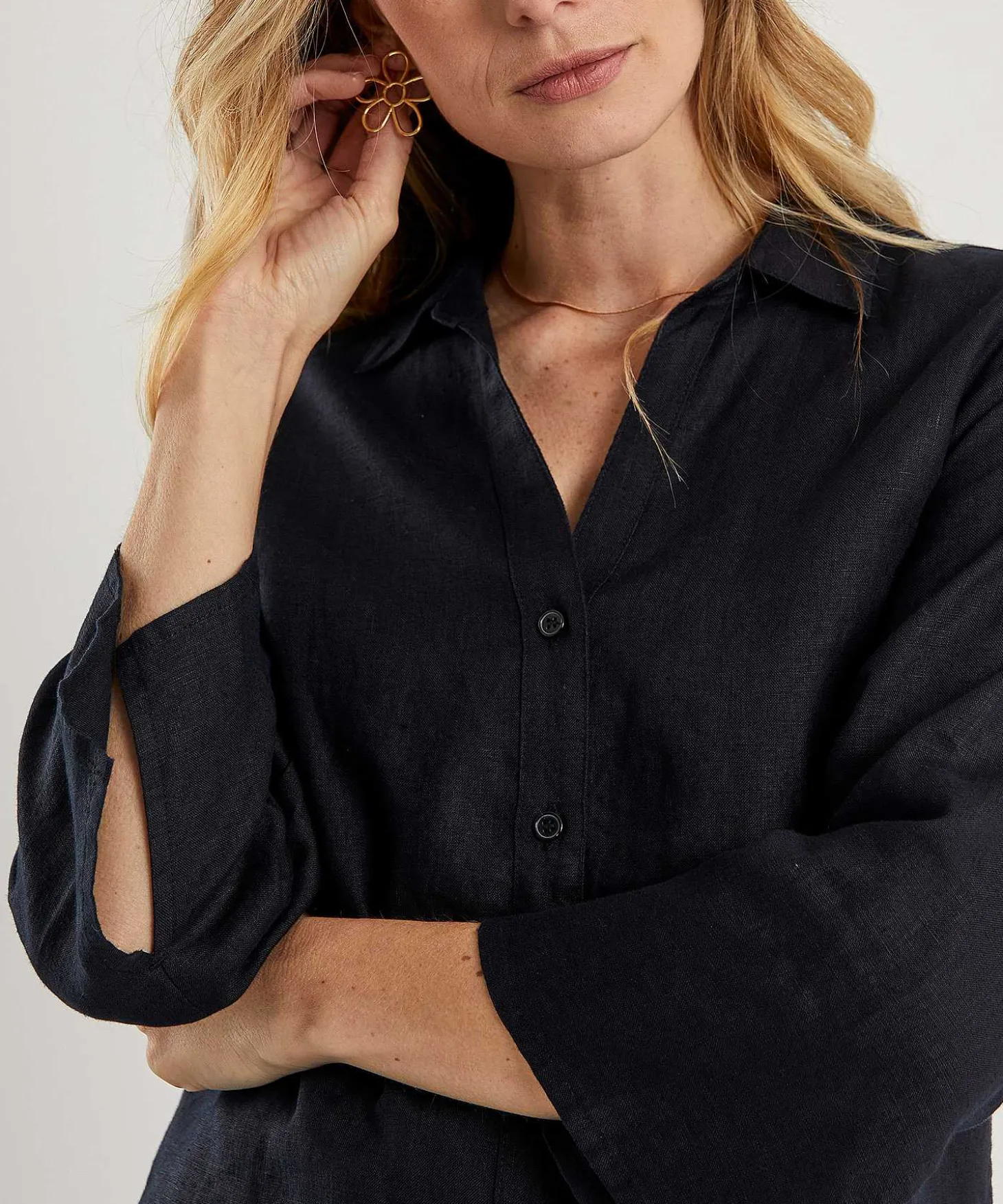 Kyra Linnen Tuniekblouse Liza