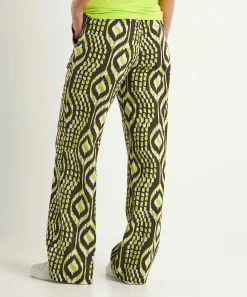 Kyra Linnenmix Broek Ikatprint Miranda