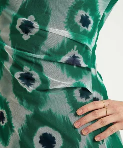 Kyra Mesh Jurk Tie-Dye Sonja