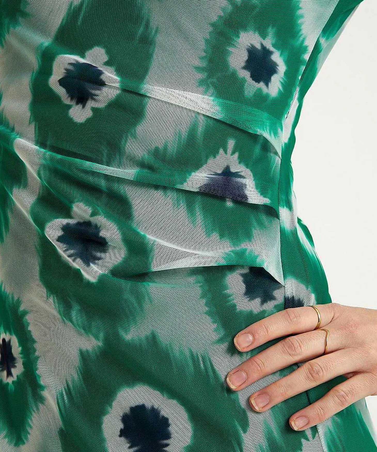 Kyra Mesh Jurk Tie-Dye Sonja