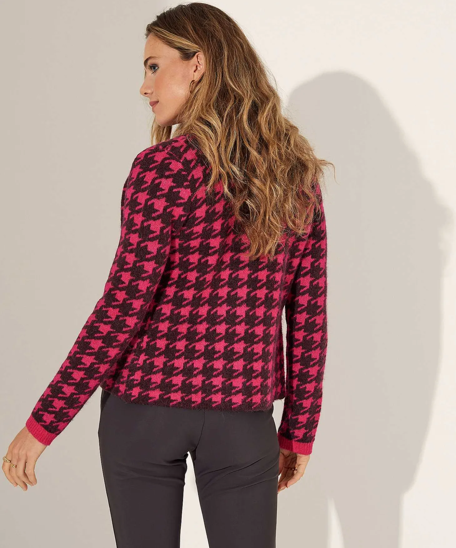 Kyra Pied-De-Poule Blazervest Kitty