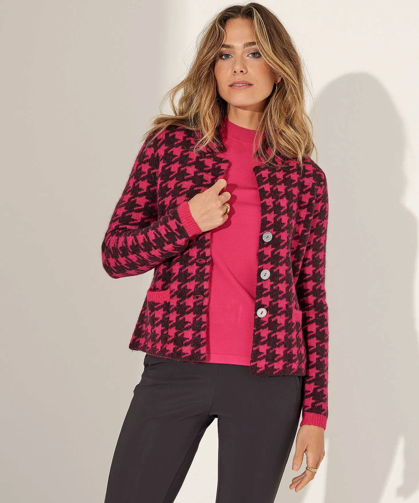 Kyra Pied-De-Poule Blazervest Kitty