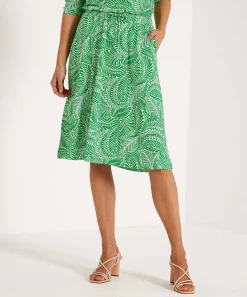Kyra Rok Bladprint Verda