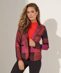 Kyra Scuba Blazer Abstract Nikita