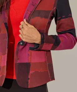 Kyra Scuba Blazer Abstract Nikita