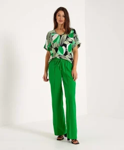 Kyra Shirt Modern Flower Bouchra
