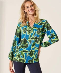 Kyra Silky Blouse Flower Attina