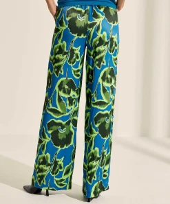 Kyra Silky Broek Flower Agatha