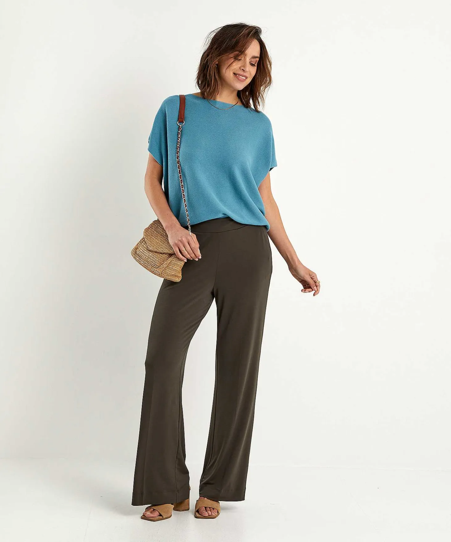 Kyra Slinky Wide Leg Broek Petra