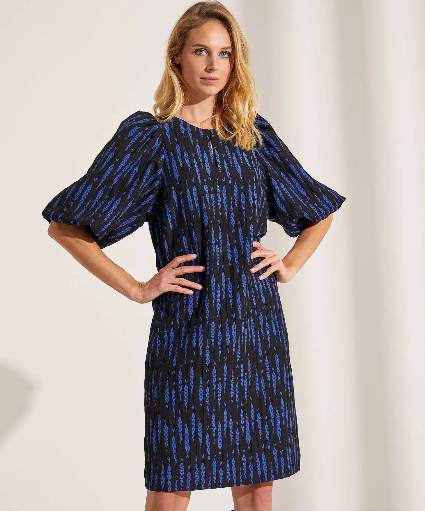 Kyra Two-Tone Jurk Esra